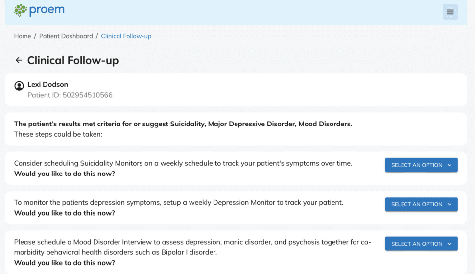 A clinical follow-up can identify possible disorders along with steps to take.